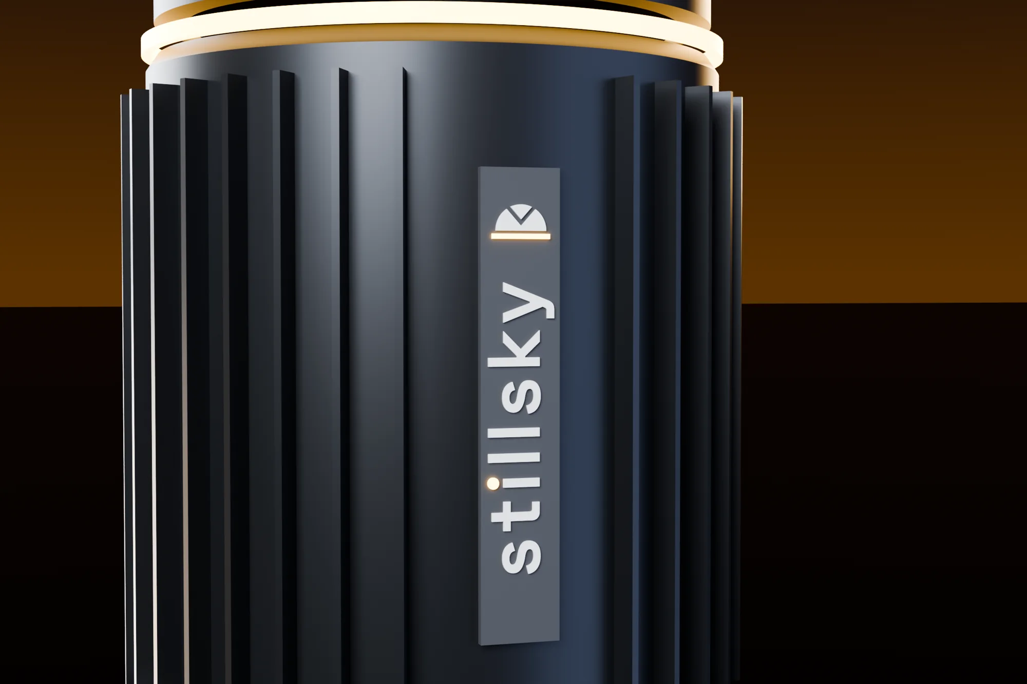 The finned Watchpost body with the Stillsky mark and wordmark